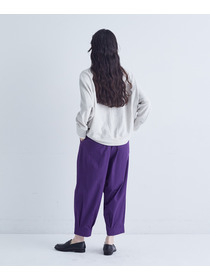 【congés payés】｜2BUY10%OFF・3BUY20%OFF｜配色リブトレーナー 詳細画像 チャコールグレー 3