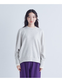 【congés payés】｜2BUY10%OFF・3BUY20%OFF｜配色リブトレーナー 詳細画像 チャコールグレー 5