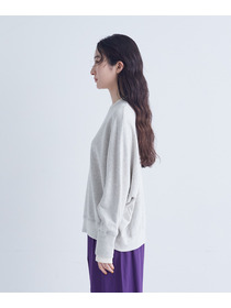 【congés payés】｜2BUY10%OFF・3BUY20%OFF｜配色リブトレーナー 詳細画像 チャコールグレー 6