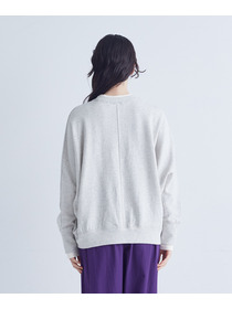 【congés payés】｜2BUY10%OFF・3BUY20%OFF｜配色リブトレーナー 詳細画像 チャコールグレー 7