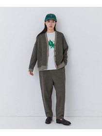 【congés payés】ポンチカーディガン 詳細画像 ダークブラウン 1