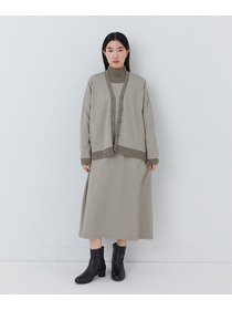 【congés payés】ポンチカーディガン 詳細画像 ダークブラウン 11