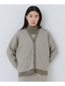 【congés payés】ポンチカーディガン 詳細画像 ダークブラウン 14