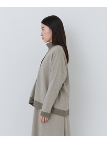 【congés payés】ポンチカーディガン 詳細画像 ダークブラウン 16