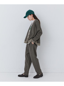 【congés payés】ポンチカーディガン 詳細画像 ダークブラウン 2