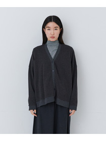 【congés payés】ポンチカーディガン 詳細画像 ダークブラウン 22