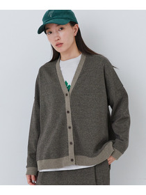 【congés payés】ポンチカーディガン 詳細画像 ダークブラウン 4