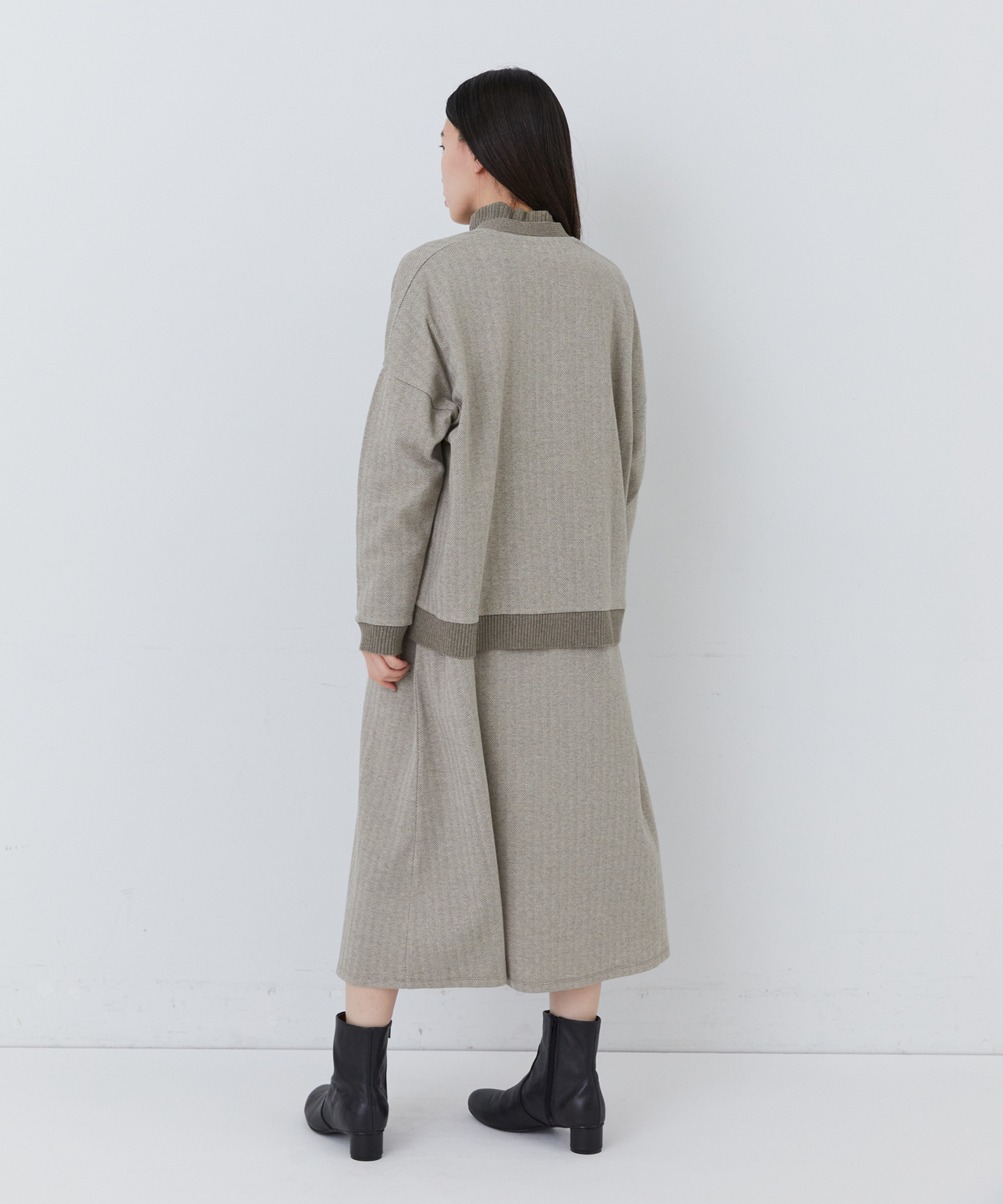 【congés payés】ポンチカーディガン 詳細画像 ダークブラウン 13