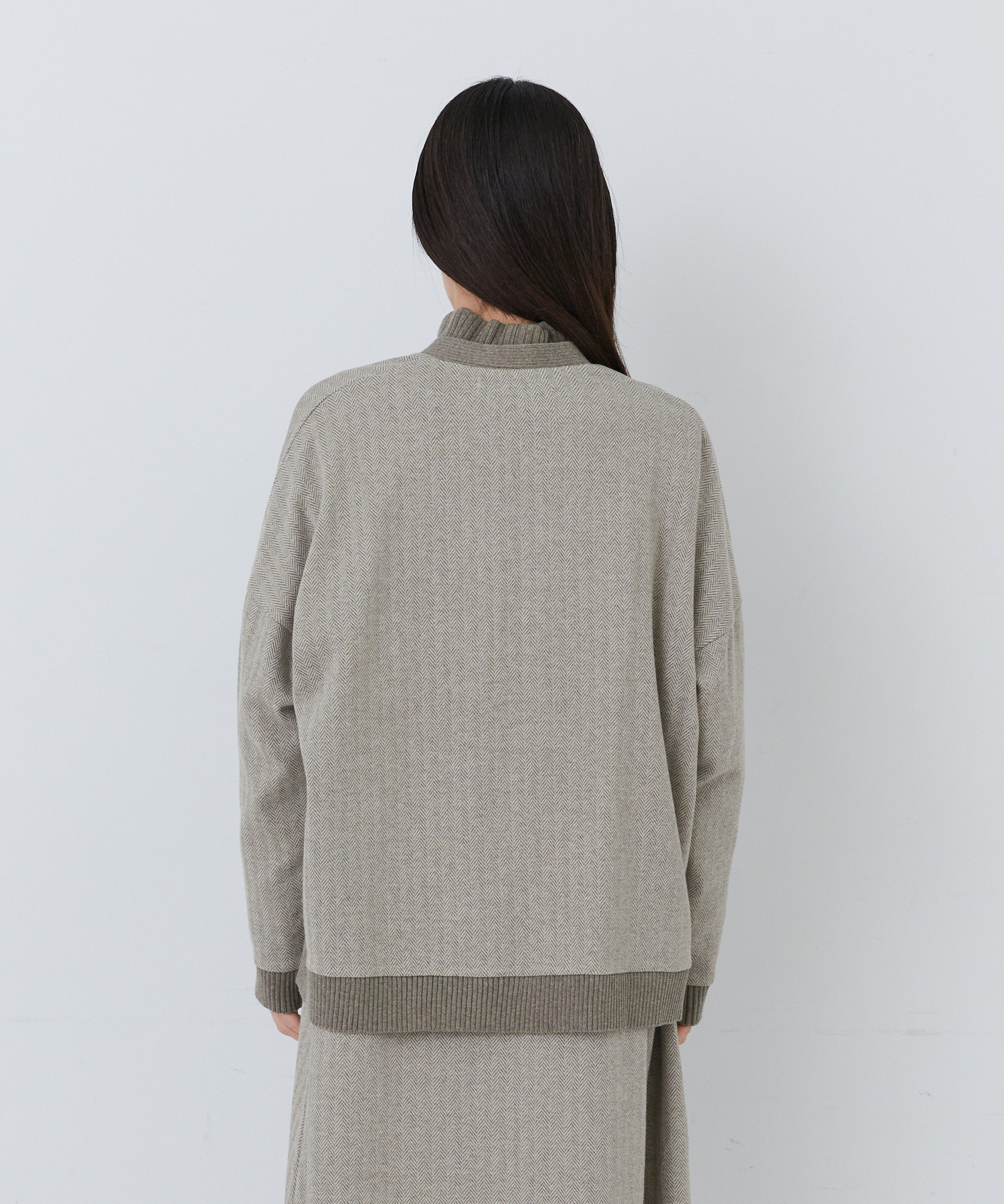 【congés payés】ポンチカーディガン 詳細画像 ダークブラウン 17