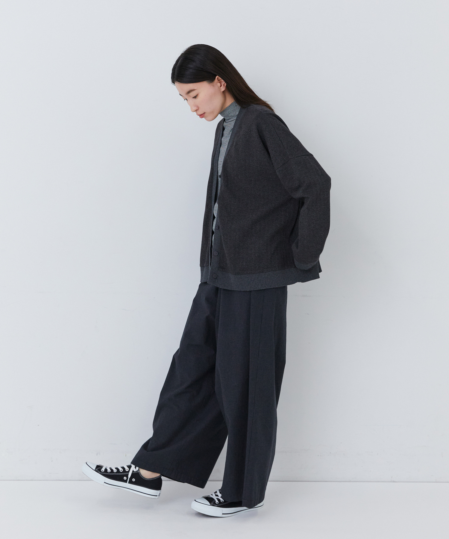 【congés payés】ポンチカーディガン 詳細画像 ダークブラウン 20