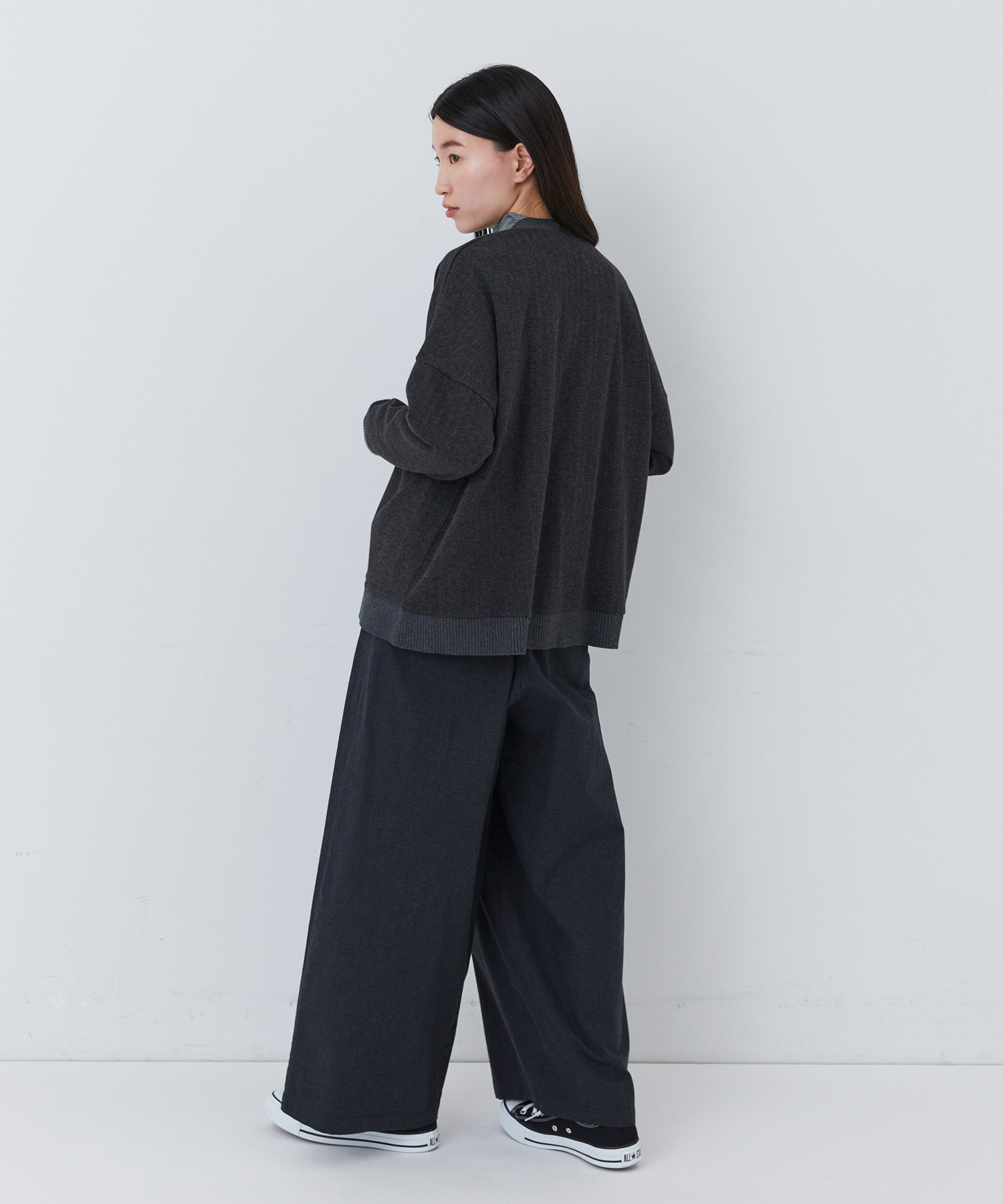 【congés payés】ポンチカーディガン 詳細画像 ダークブラウン 21