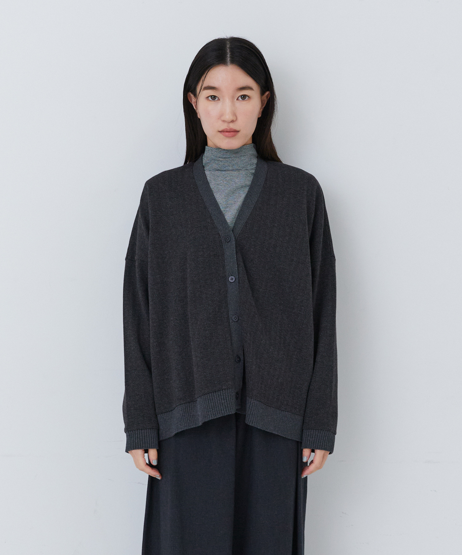 【congés payés】ポンチカーディガン 詳細画像 ダークブラウン 22