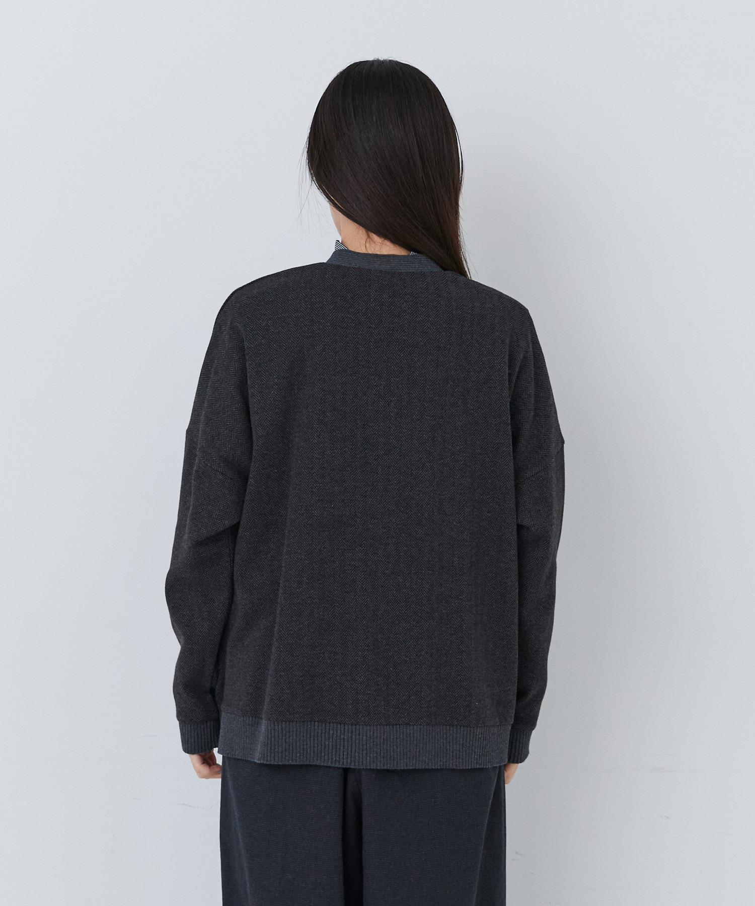 【congés payés】ポンチカーディガン 詳細画像 ダークブラウン 24