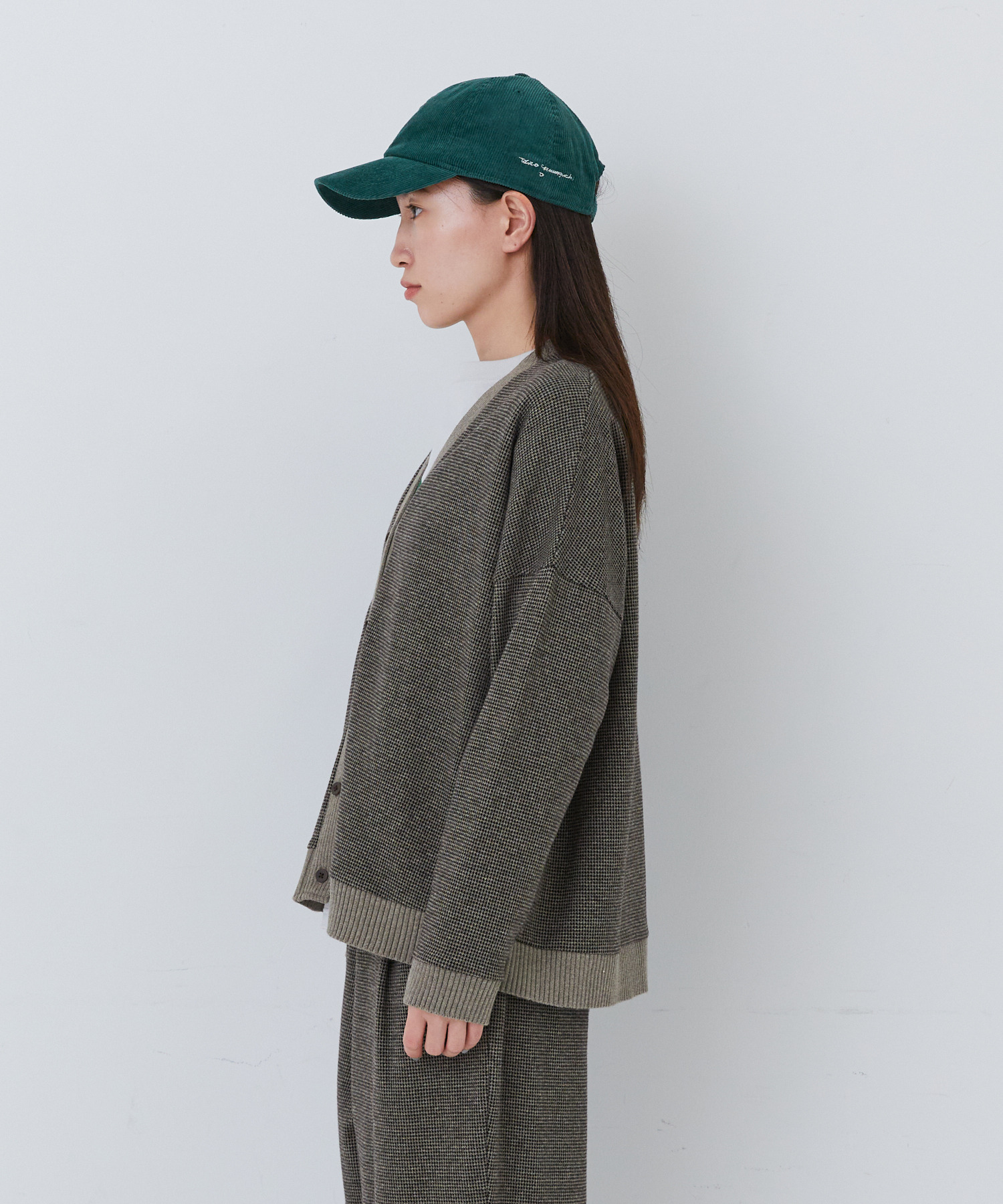 【congés payés】ポンチカーディガン 詳細画像 ダークブラウン 6