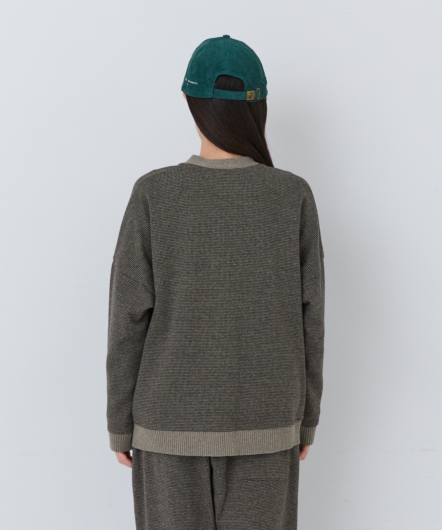 【congés payés】ポンチカーディガン 詳細画像 ダークブラウン 7