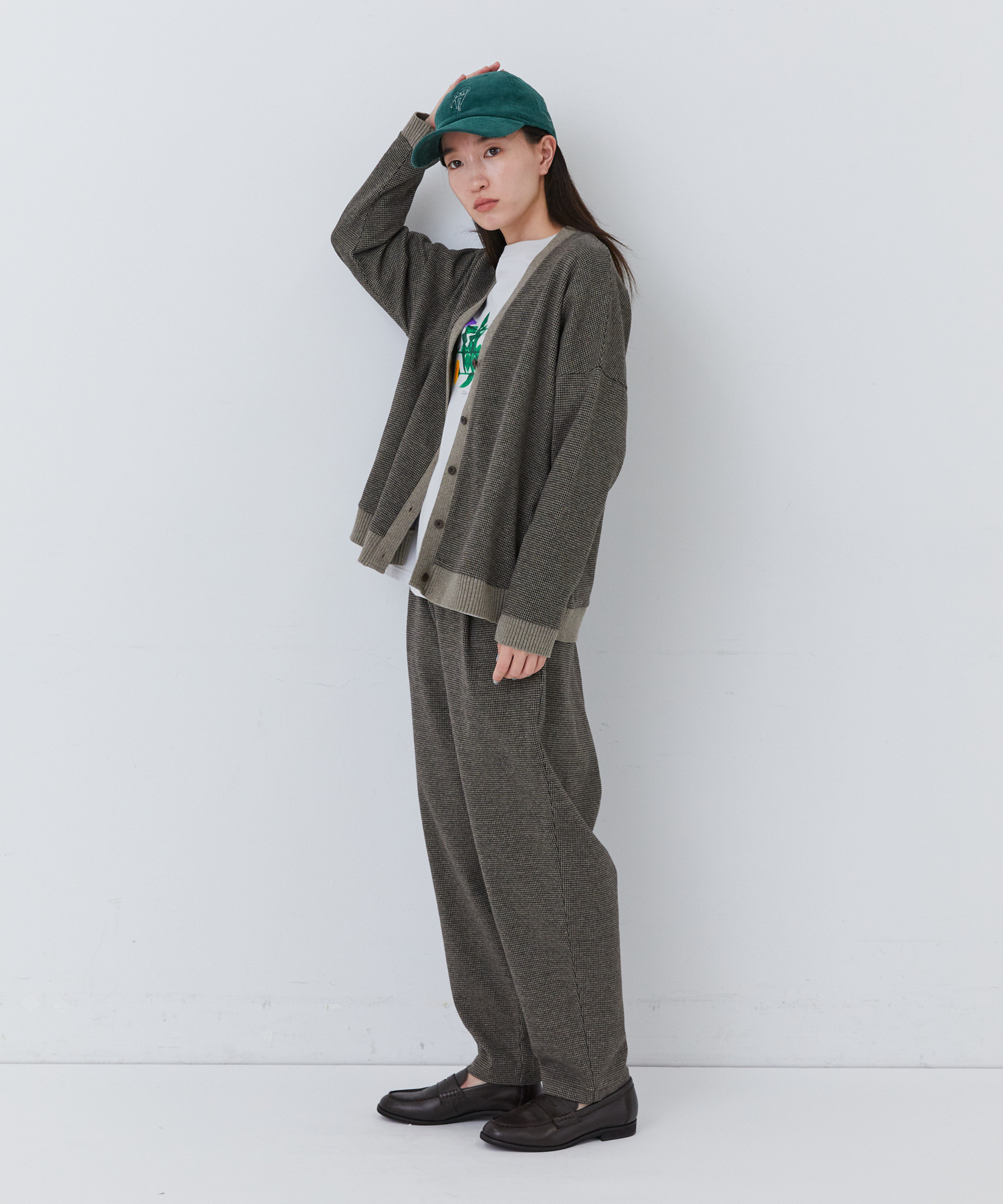 【congés payés】｜2BUY10%OFF・3BUY20%OFF｜ポンチタックパンツ 詳細画像 ベージュ 1