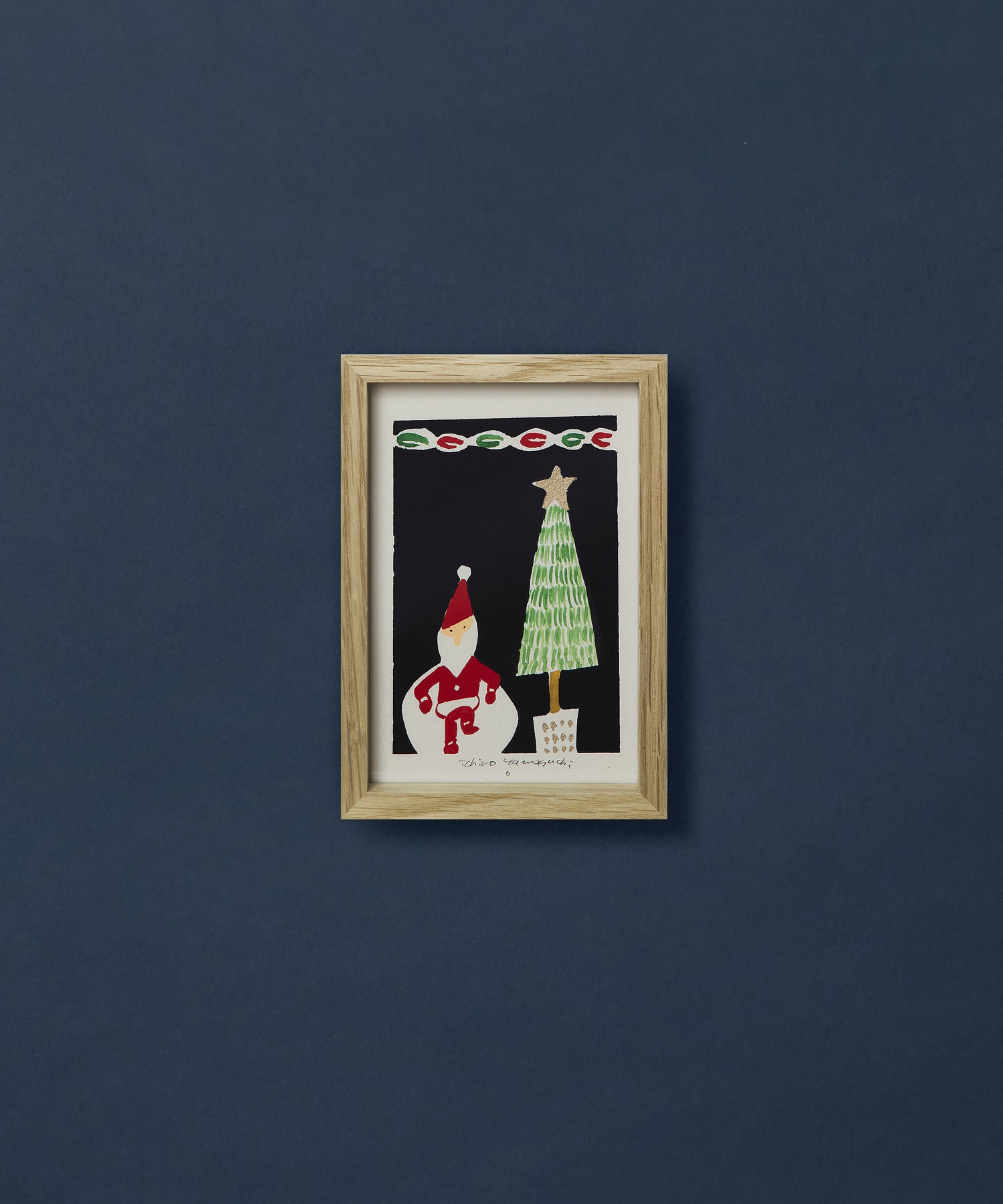 【congés payés】【山口一郎さん原画】クリスマス（ポストカードサイズ） 詳細画像 A 1