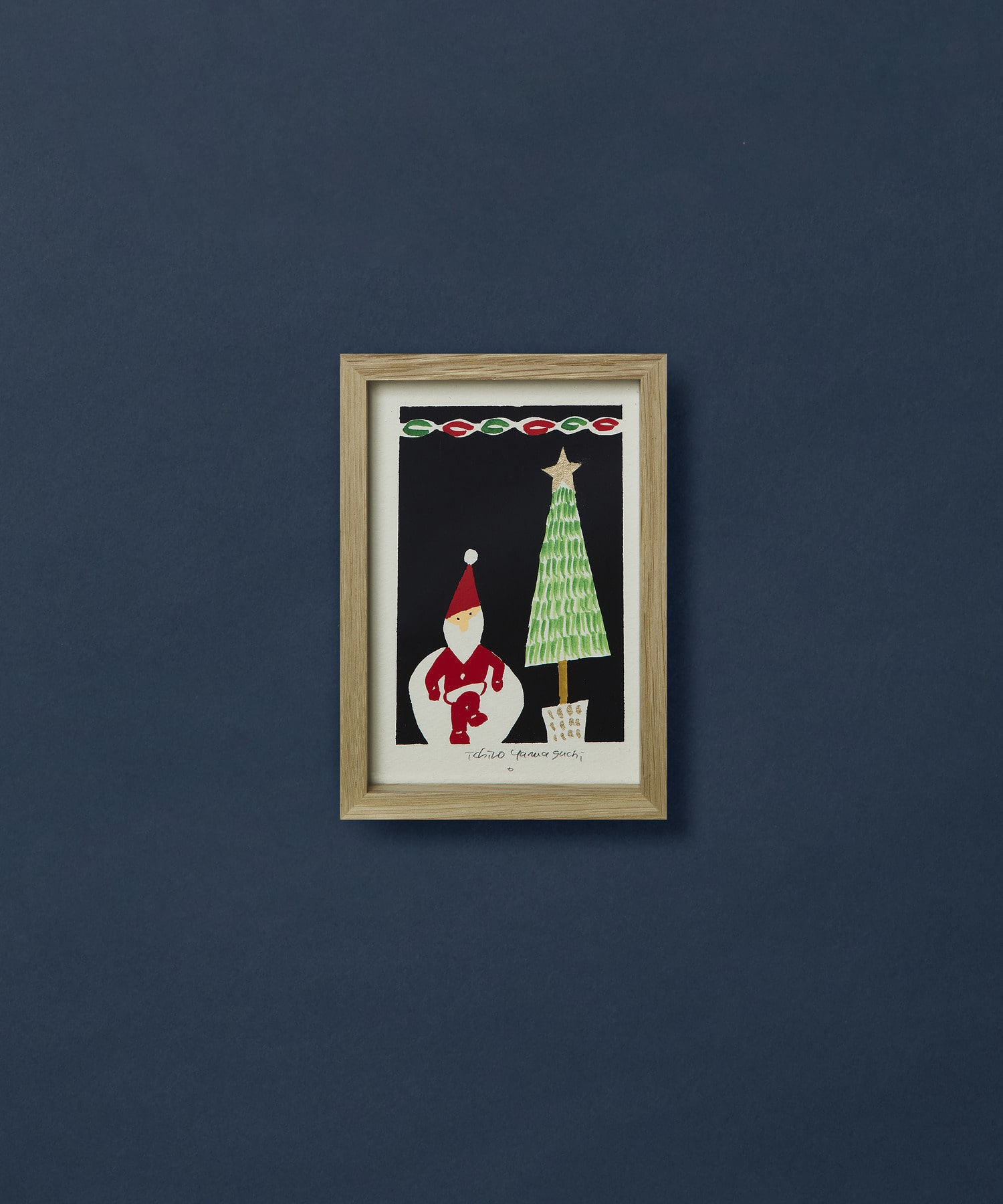 【congés payés】【山口一郎さん原画】クリスマス（ポストカードサイズ） 詳細画像 B 1