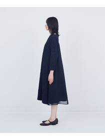 【ADIEU TRISTESSE】カットジャカードワンピース 詳細画像 ブラック 10