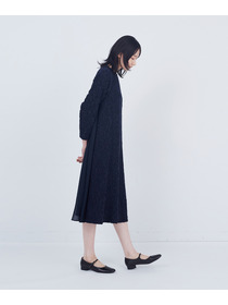 【ADIEU TRISTESSE】カットジャカードワンピース 詳細画像 ブラック 7