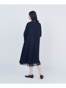 【ADIEU TRISTESSE】カットジャカードワンピース 詳細画像 ブラック 8