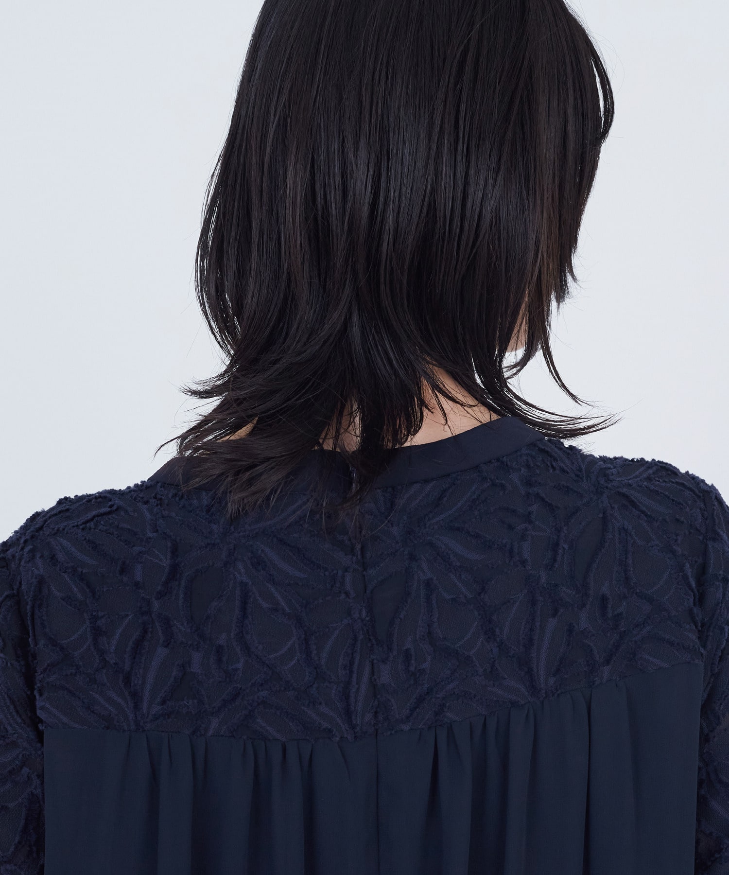 【ADIEU TRISTESSE】カットジャカードワンピース 詳細画像 ブラック 13