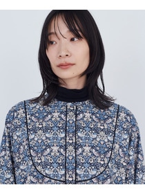 【ADIEU TRISTESSE】リバティプリントワンピース 詳細画像 グレー系その他 12