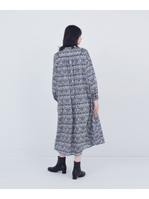 【ADIEU TRISTESSE】リバティプリントワンピース 詳細画像 グレー系その他 8