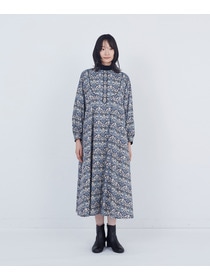 【ADIEU TRISTESSE】リバティプリントワンピース 詳細画像 グレー系その他 9