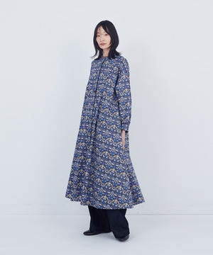 【ADIEU TRISTESSE】リバティプリントワンピース 詳細画像 グレー系その他 1