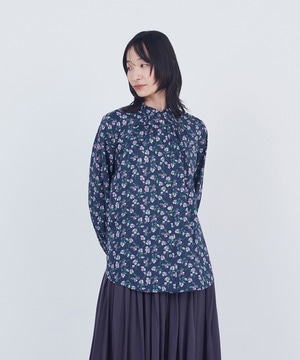 【ADIEU TRISTESSE】フリルカラーブラウス 詳細画像 ネイビー 1