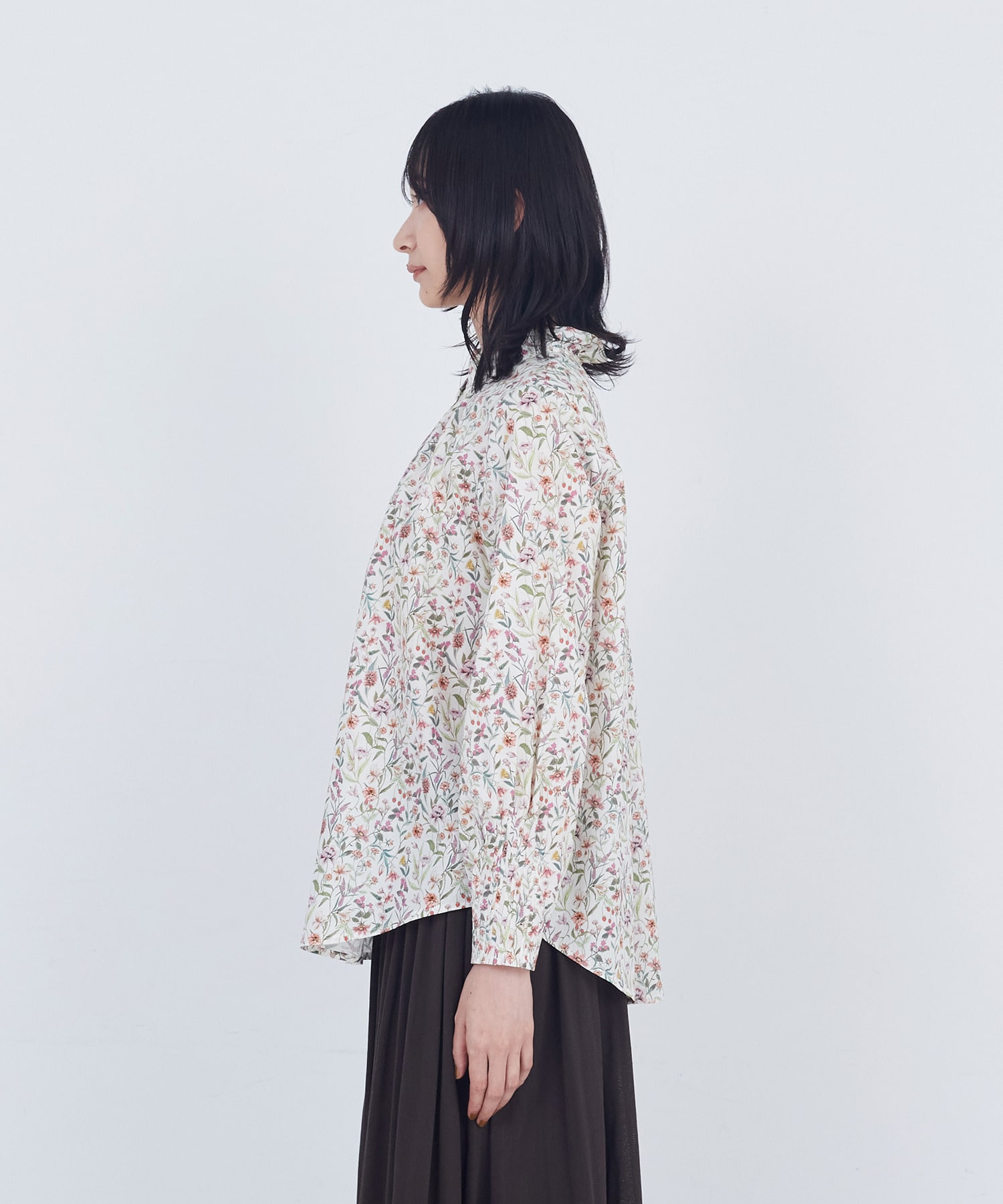 【ADIEU TRISTESSE】フリルカラーブラウス 詳細画像 ネイビー 11