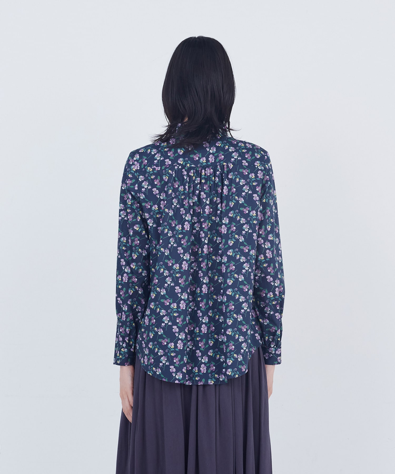 【ADIEU TRISTESSE】フリルカラーブラウス 詳細画像 ネイビー 17