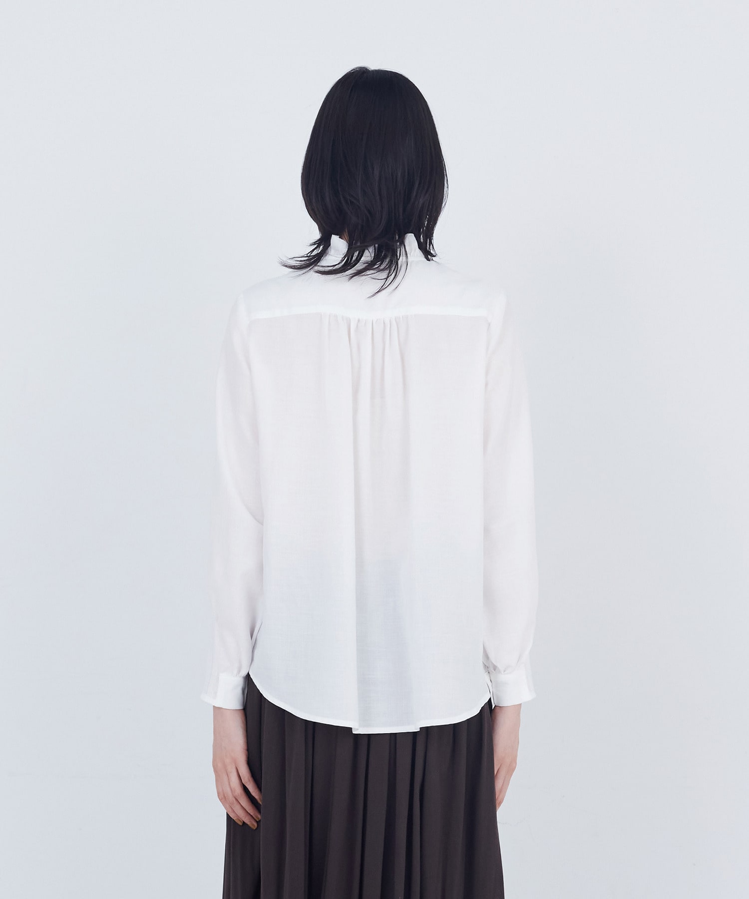 【ADIEU TRISTESSE】フリルカラーブラウス 詳細画像 ネイビー 6