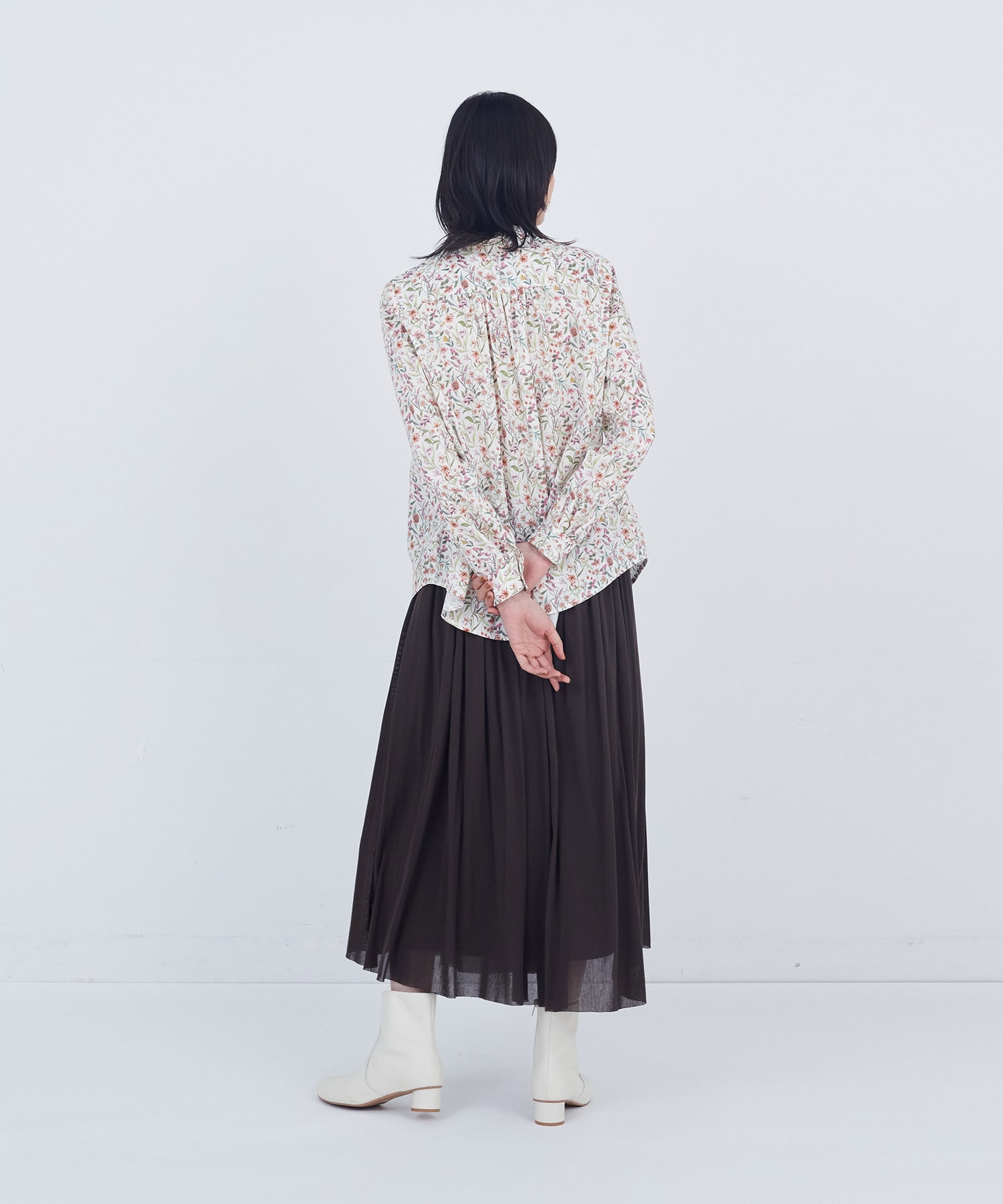 【ADIEU TRISTESSE】フリルカラーブラウス 詳細画像 ネイビー 9