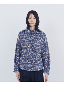 【ADIEU TRISTESSE】リバティプリントブラウス 詳細画像 ブルー系その他 10