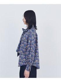 【ADIEU TRISTESSE】リバティプリントブラウス 詳細画像 ブルー系その他 11