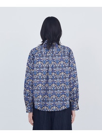 【ADIEU TRISTESSE】リバティプリントブラウス 詳細画像 ブルー系その他 12