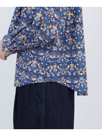 【ADIEU TRISTESSE】リバティプリントブラウス 詳細画像 ブルー系その他 16