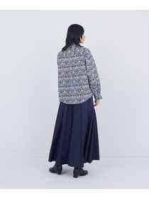 【ADIEU TRISTESSE】リバティプリントブラウス 詳細画像 ブルー系その他 3