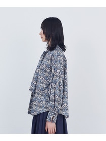 【ADIEU TRISTESSE】リバティプリントブラウス 詳細画像 ブルー系その他 5