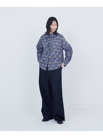 【ADIEU TRISTESSE】リバティプリントブラウス 詳細画像 ブルー系その他 7