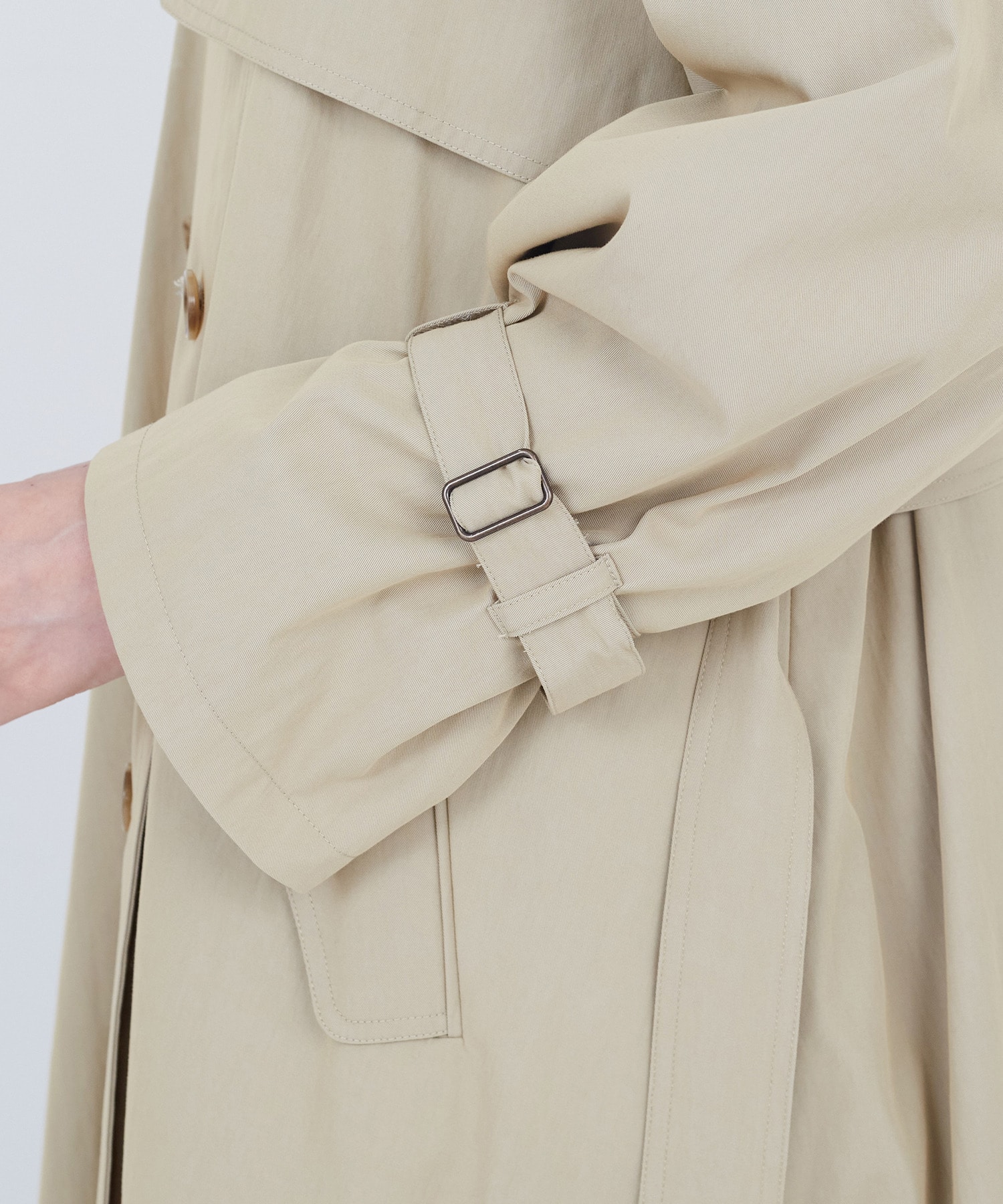 【ADIEU TRISTESSE】ライナー付きトレンチコート 詳細画像 ベージュ 19