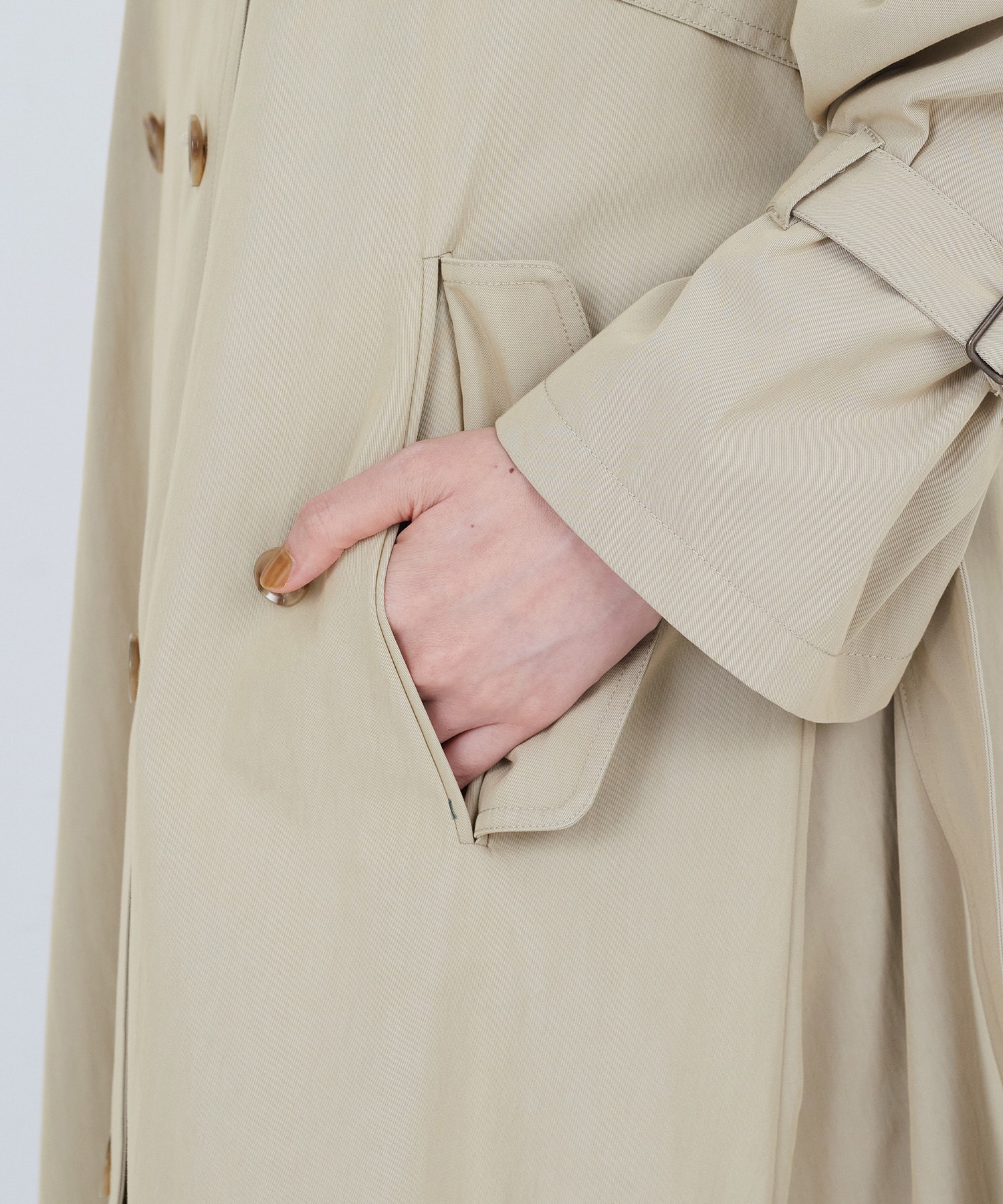 【ADIEU TRISTESSE】ライナー付きトレンチコート 詳細画像 ベージュ 20