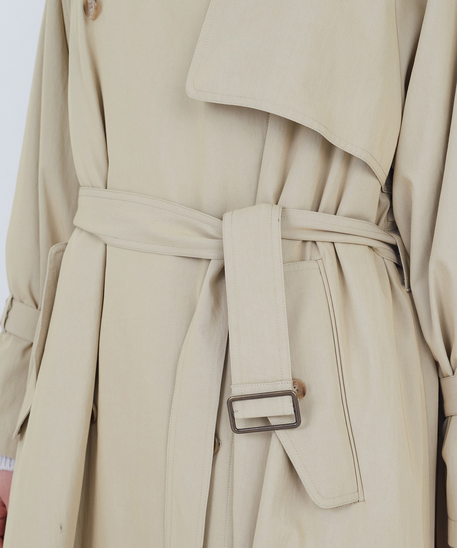 【ADIEU TRISTESSE】ライナー付きトレンチコート 詳細画像 ベージュ 21