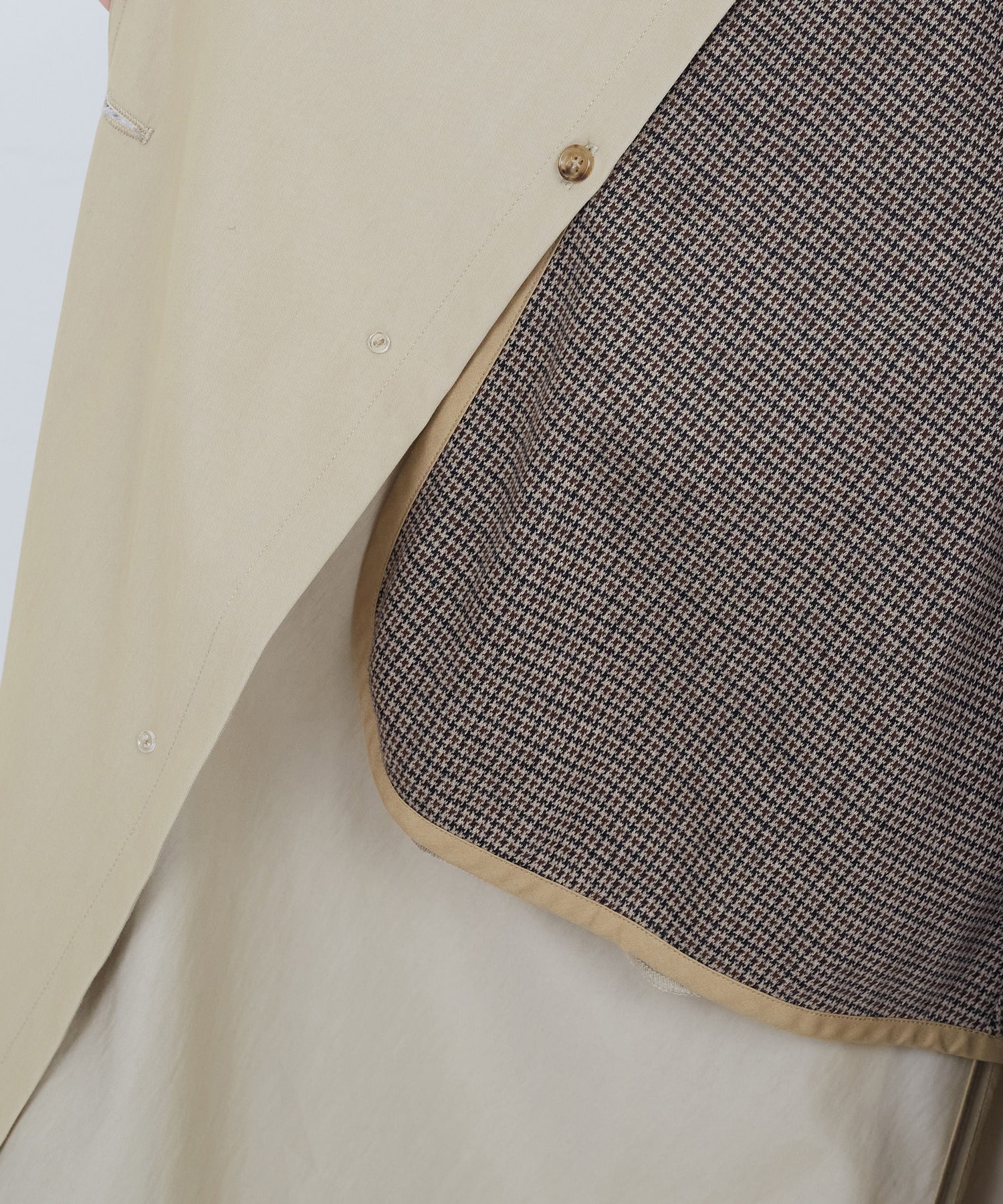 【ADIEU TRISTESSE】ライナー付きトレンチコート 詳細画像 ベージュ 22