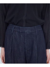 【ADIEU TRISTESSE】ワンタックデニムパンツ 詳細画像 インディゴブルー 14