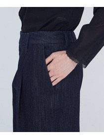 【ADIEU TRISTESSE】ワンタックデニムパンツ 詳細画像 インディゴブルー 16