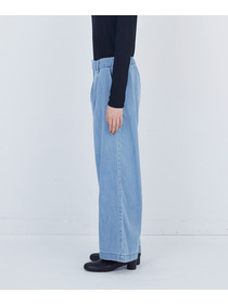 【ADIEU TRISTESSE】ワンタックデニムパンツ 詳細画像 インディゴブルー 6