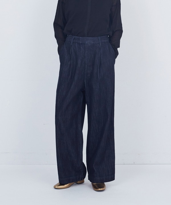 【ADIEU TRISTESSE】ワンタックデニムパンツ